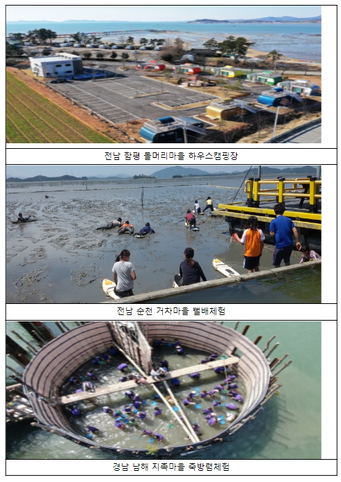 기획전 참여마을 및 판매상품