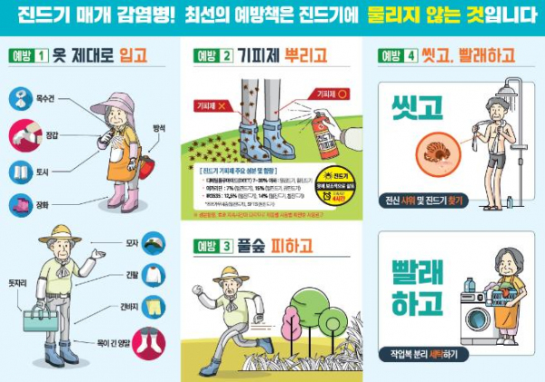 고성군, “봄철 야외활동 시 진드기 조심하세요!”