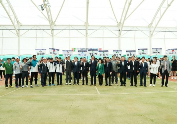 제24회 경상북도지사기 공무원 테니스대회 영천서 소통의 장 열려