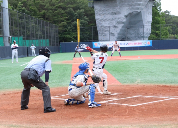 지난해 경주베이스볼파크에서 펼쳐진 제70회 전국 중학야구 선수권대회