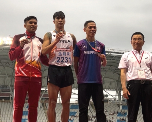 익산시청 육상팀 김용수 선수, 국제대회 금메달 획득