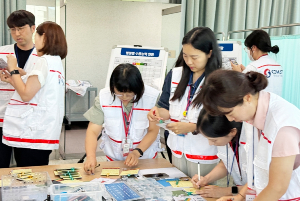 청송군보건의료원, 신속대응반 재난의료대응 훈련 실시