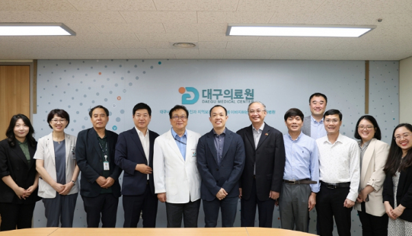 베트남 홍옥병원 의료진, 대구의료원 방문
