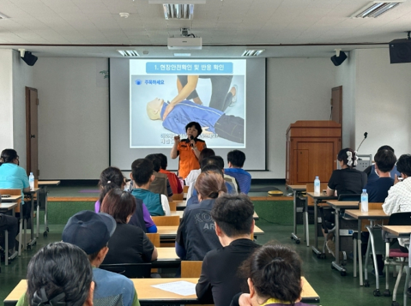 담양군, 생명을 살리는 심폐소생술 안전교육 추진