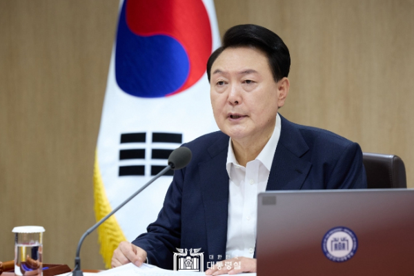 7월 16일 윤석열 대통령은 용산 대통령실에서 2024년도 제31회 국무회의를 주재했다.