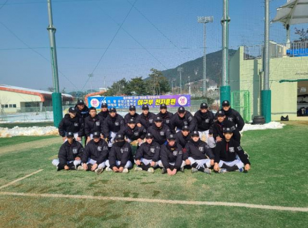 우성고 야구부 전지훈련