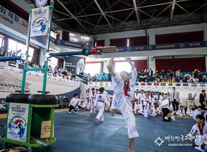 지난해 열린 외국인 태권도 경연축제
