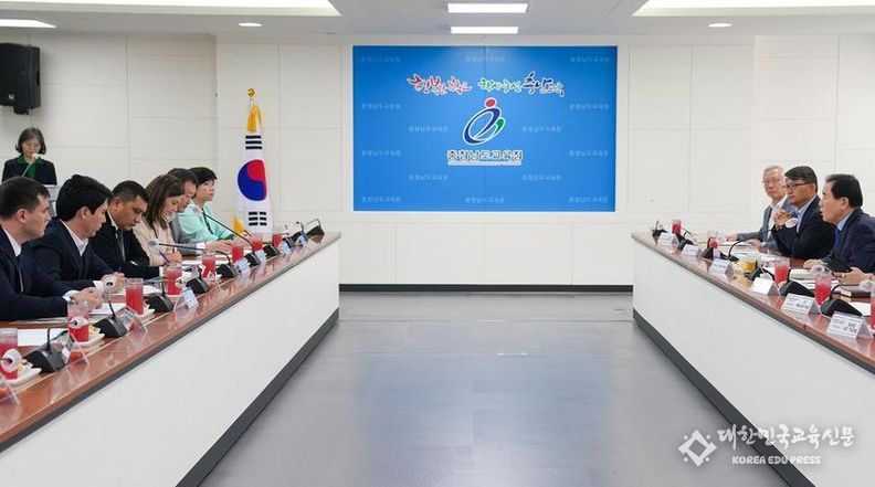 우즈베키스탄 교육행정가와 교육감 연수단, 충남교육청 방문