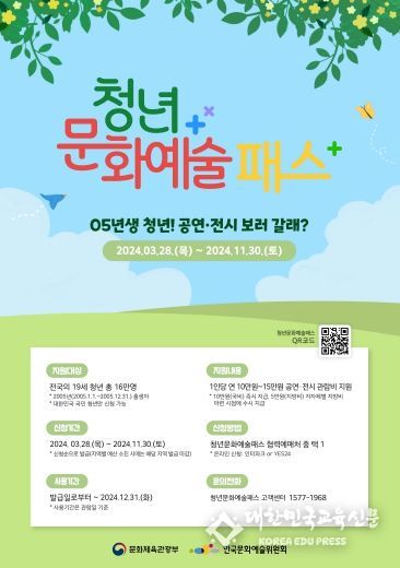 평택시 “2005년생이라면 15만 원 상당 문화예술패스 신청하세요”