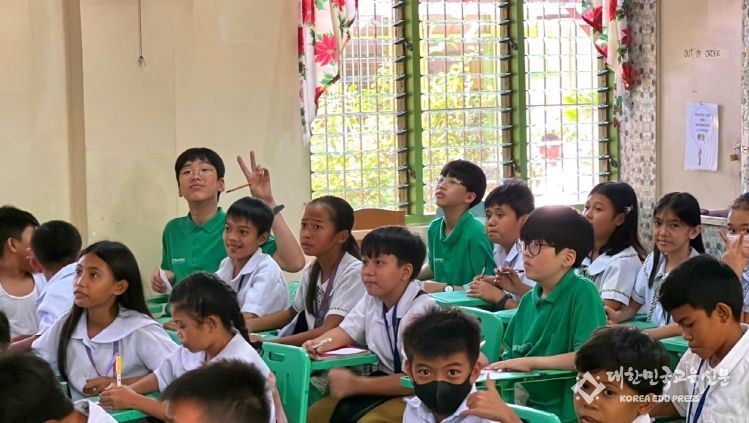 2024년 겨울캠프, 현지 학교인 '안토니오 제이미 초등학교' 수업 참여