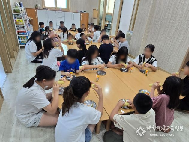 부산홍익 로타리클럽, 사상구 관내 지역아동센터에 옥수수 19박스 전달