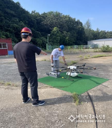 직장체험 활동사진(드론 분야)